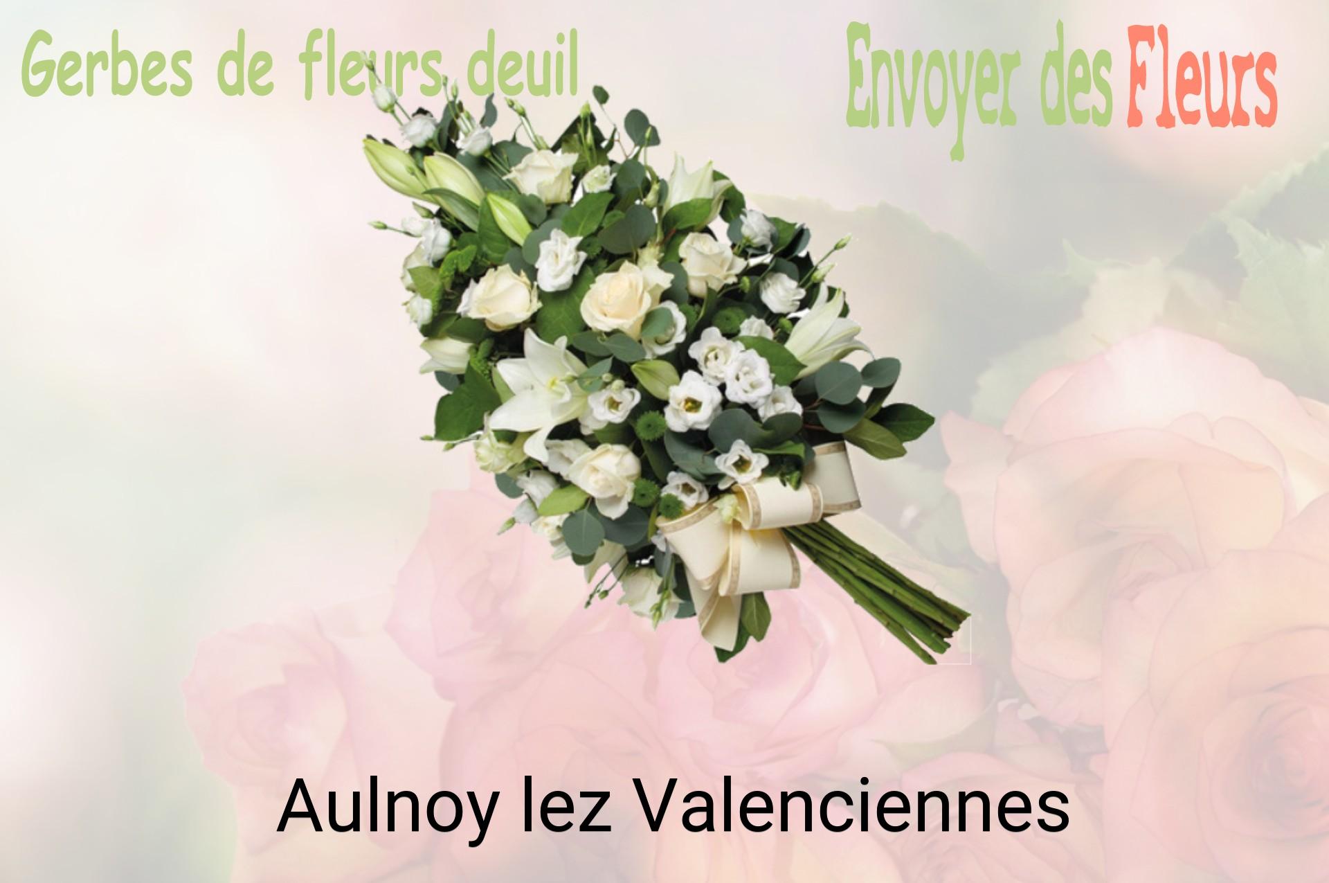Gerbe de fleurs de deuil livrée à Aulnoy-lez-Valenciennes